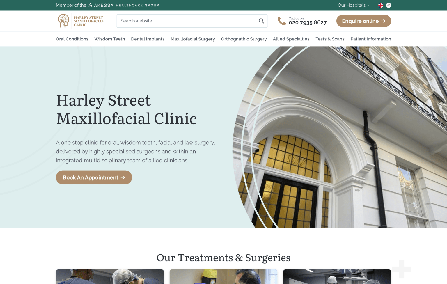 Screenshot of desktop device