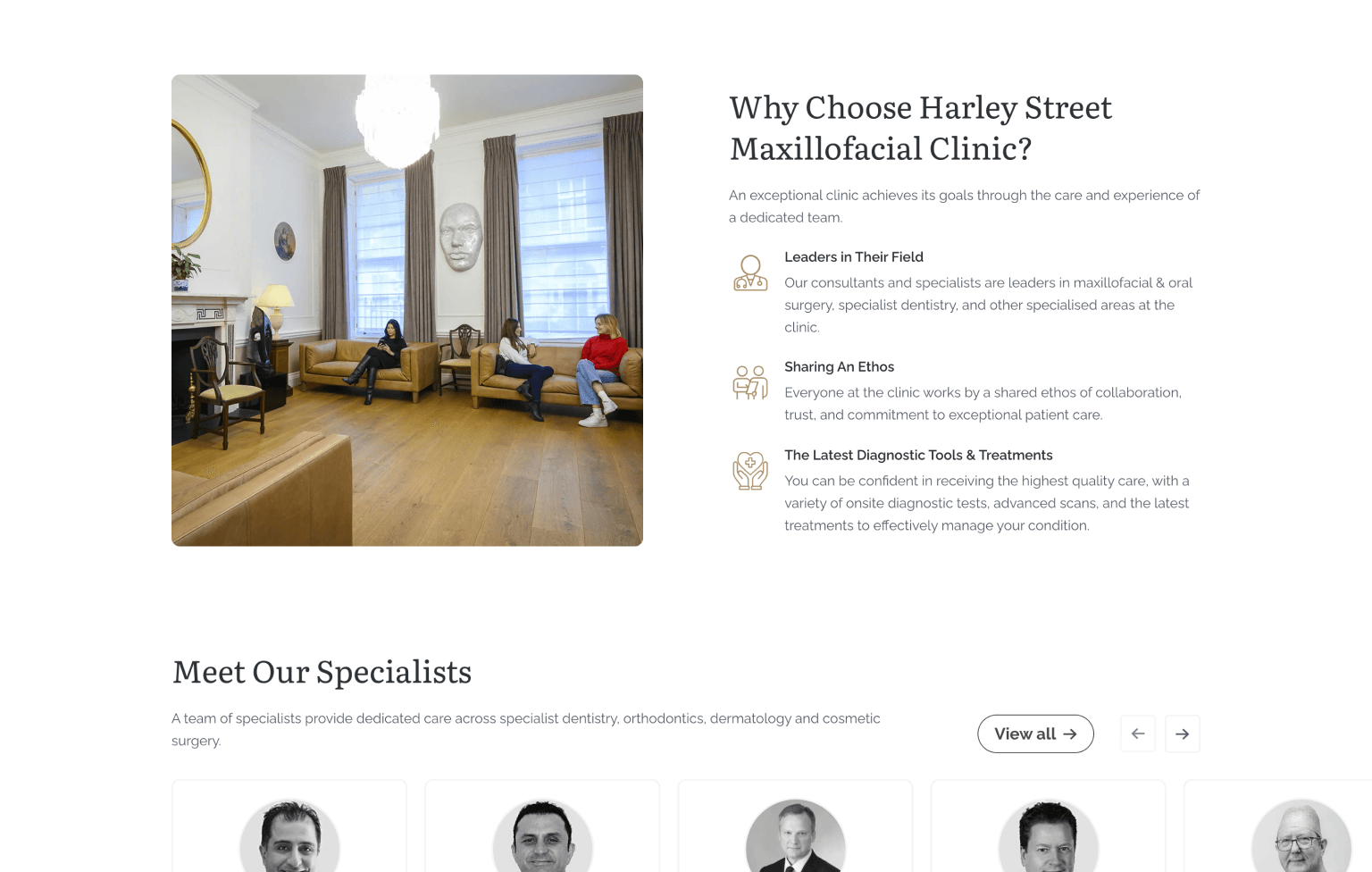 Screenshot of desktop device