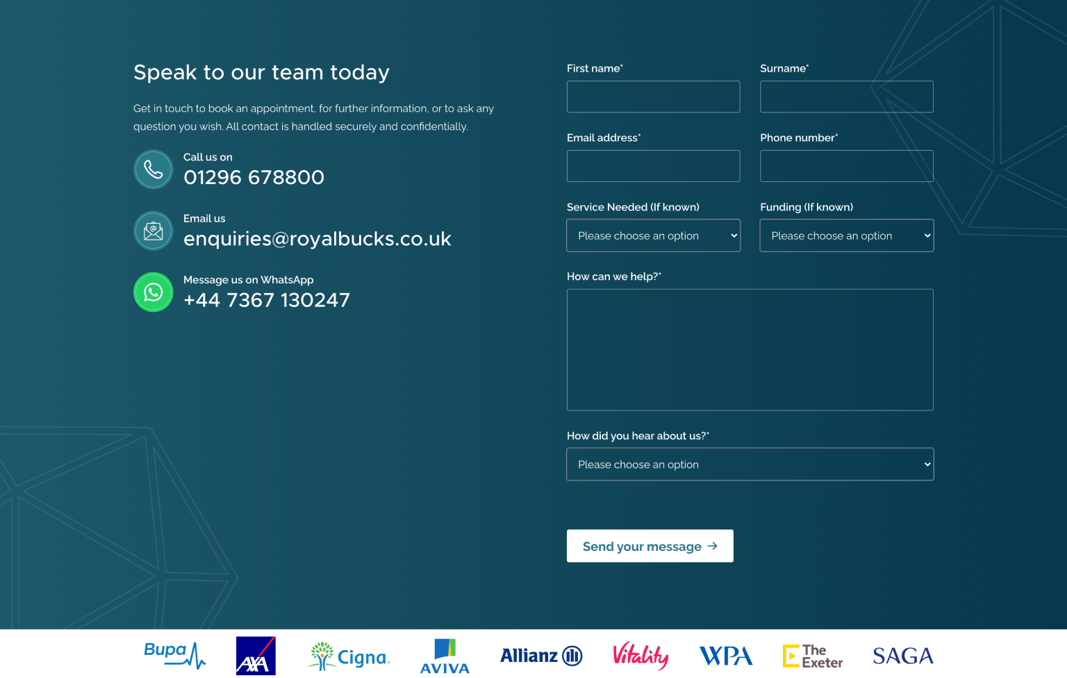 Screenshot of desktop device