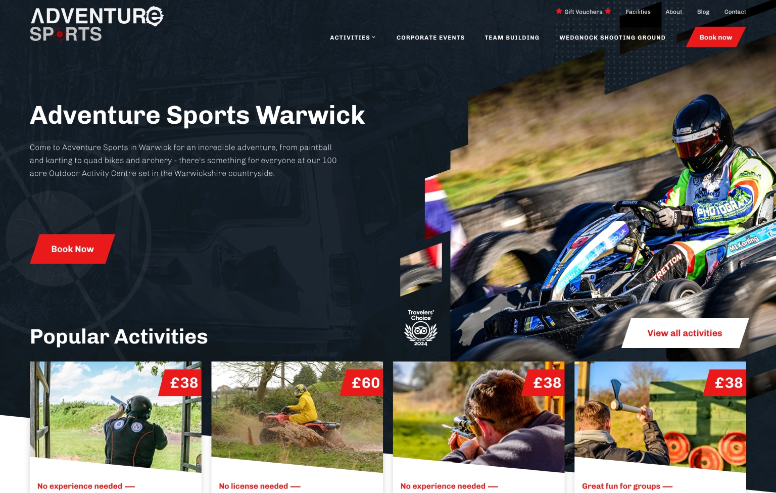 Screenshot of desktop device