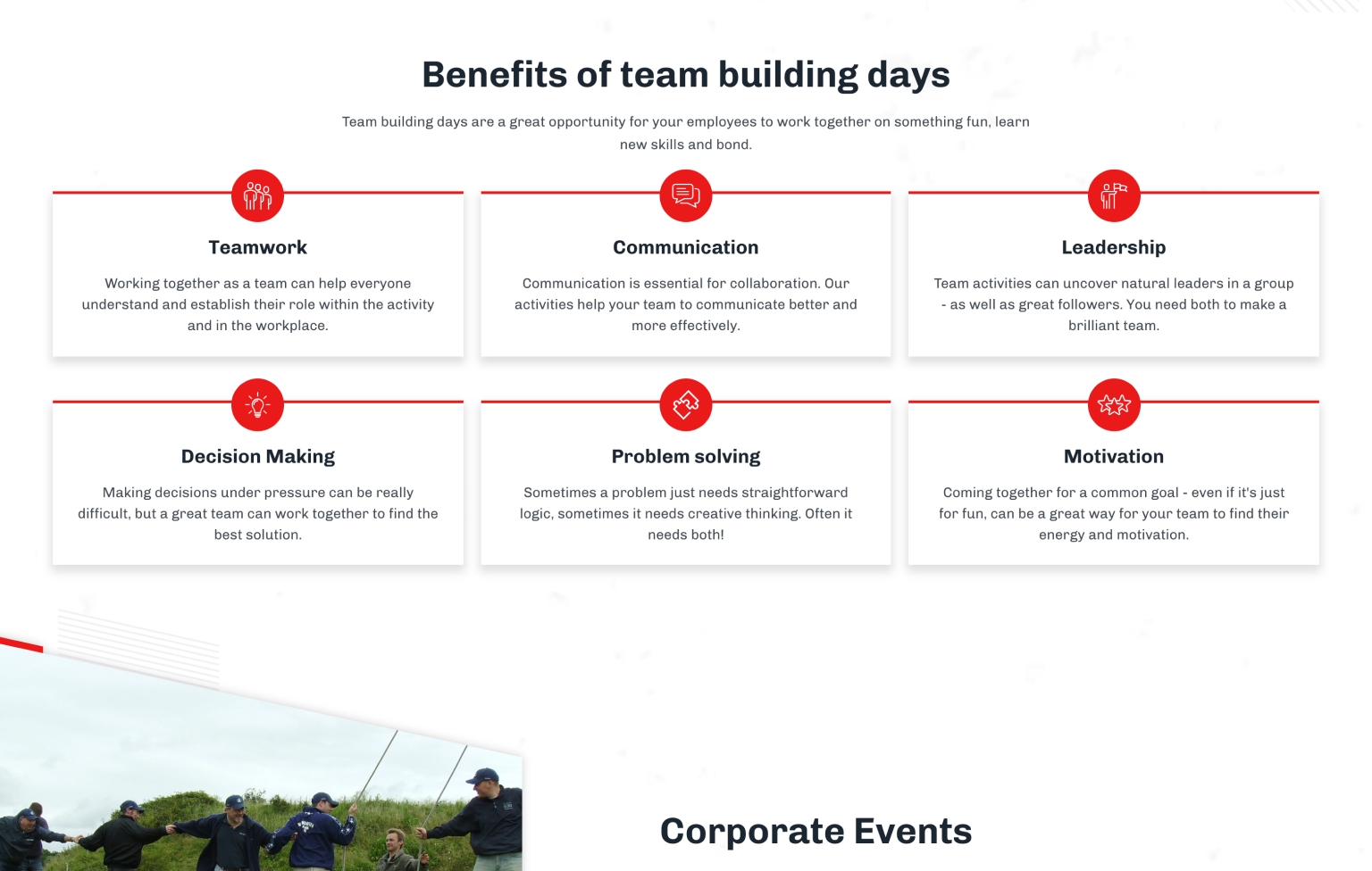 Screenshot of desktop device