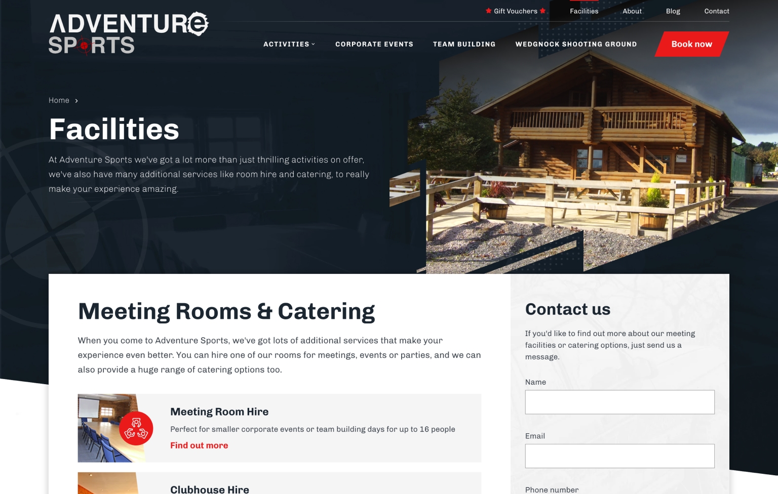 Screenshot of desktop device