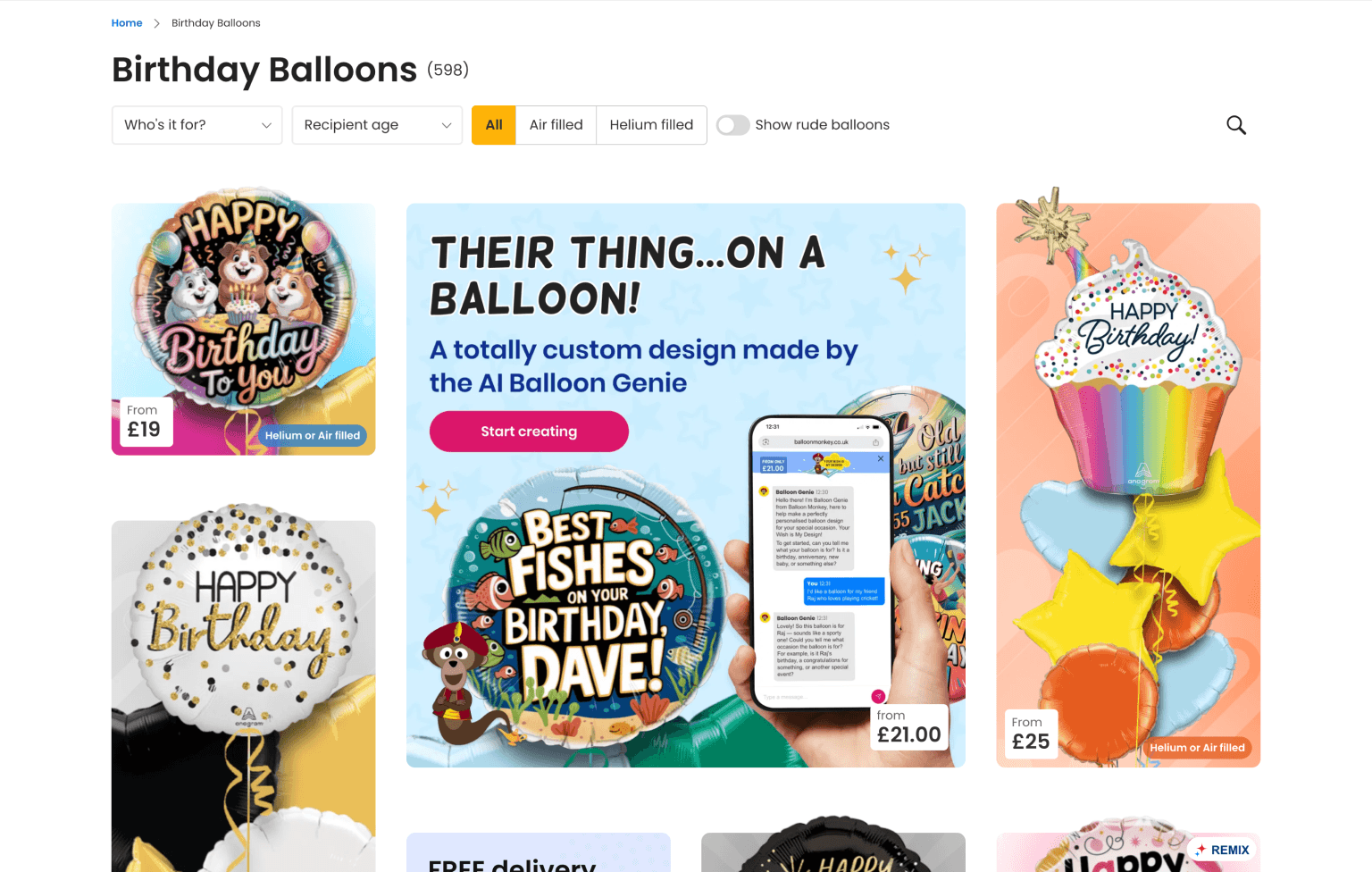 Screenshot of desktop device