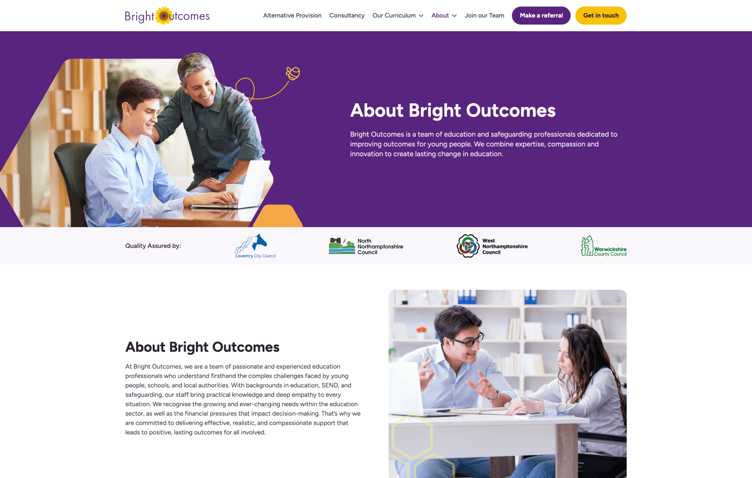 Screenshot of desktop device