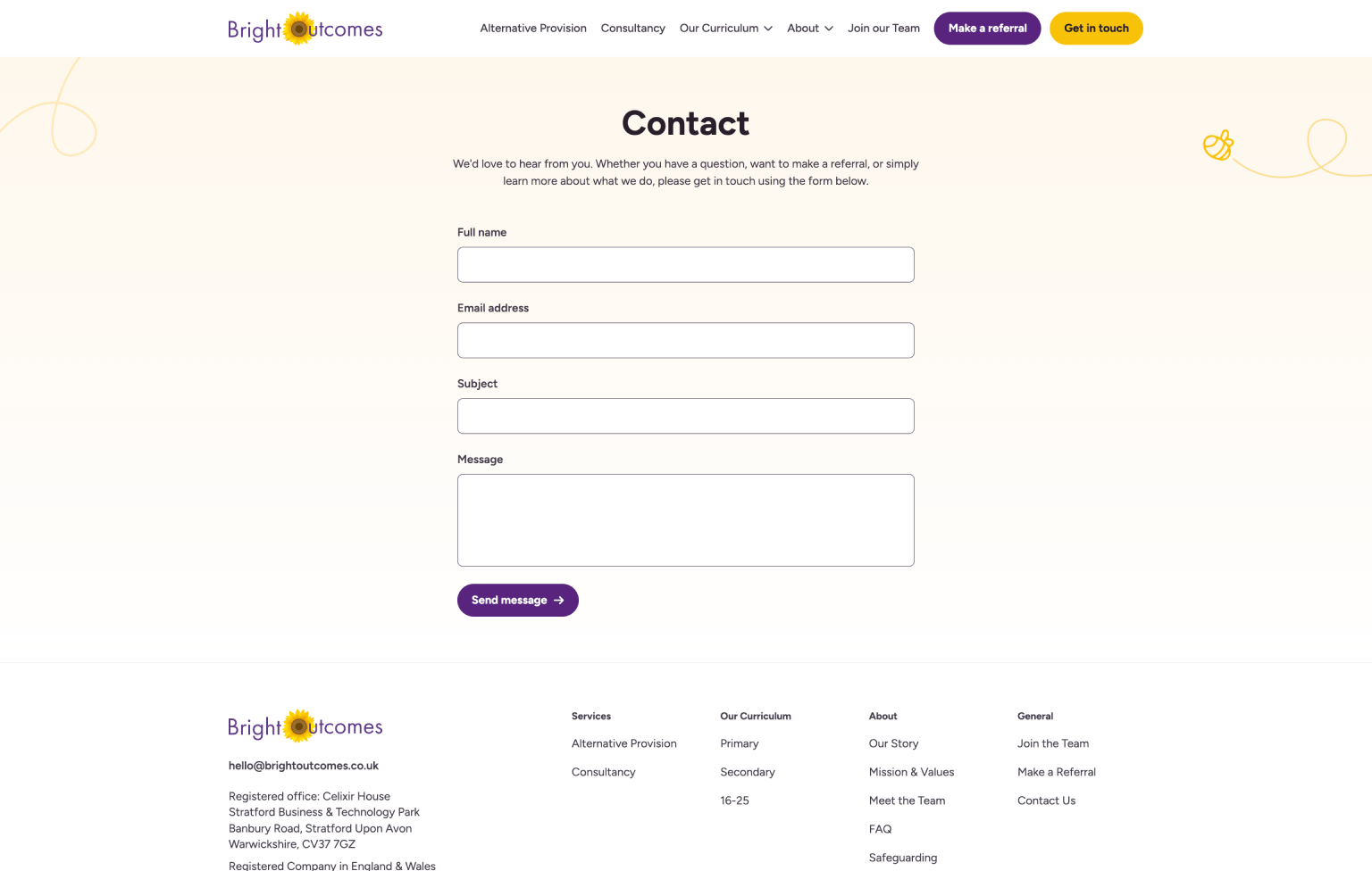 Screenshot of desktop device
