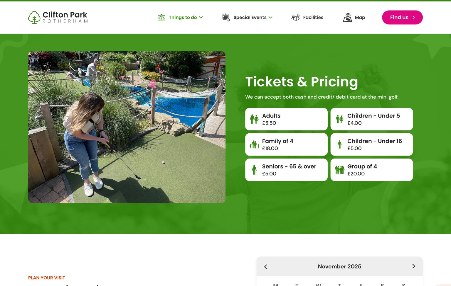 Screenshot of desktop device