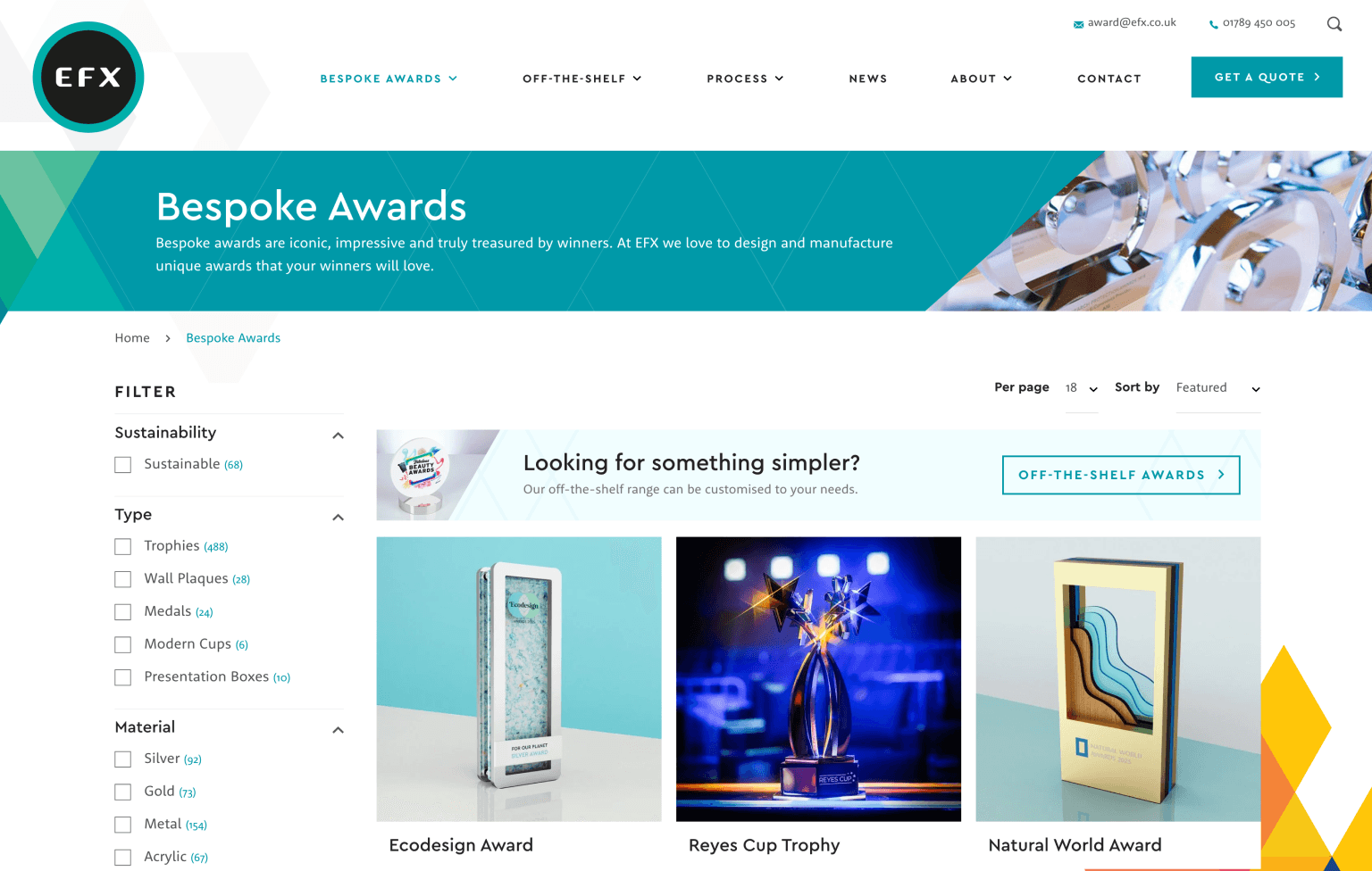 Screenshot of desktop device