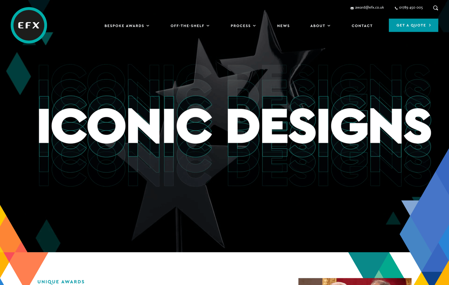 Screenshot of desktop device