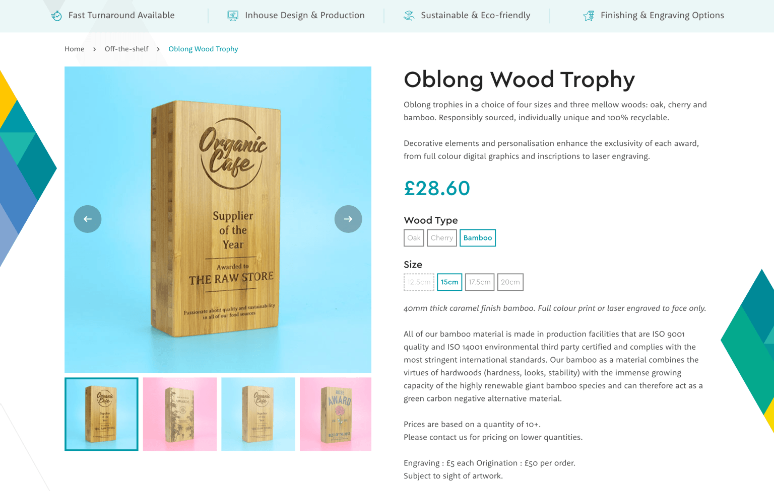 Screenshot of desktop device