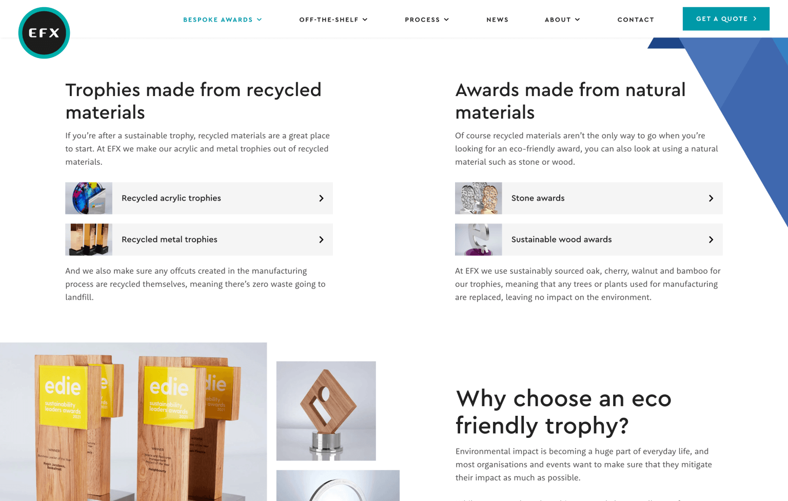 Screenshot of desktop device