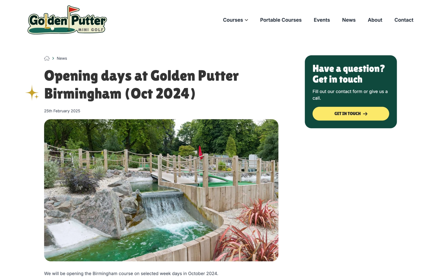 Screenshot of desktop device