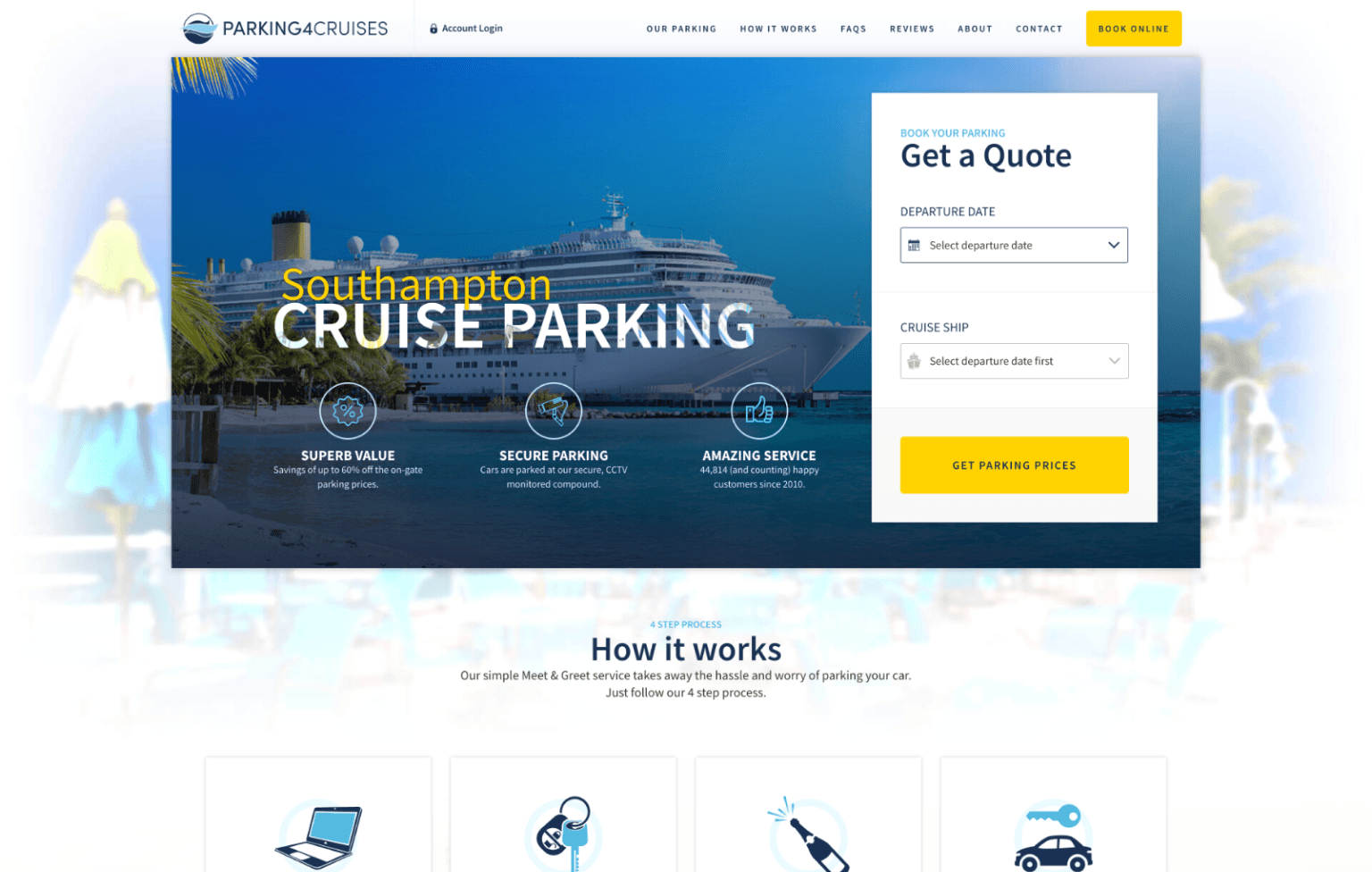 Screenshot of desktop device