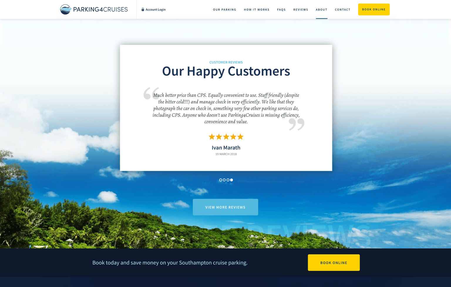 Screenshot of desktop device