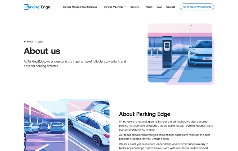 Screenshot of desktop device