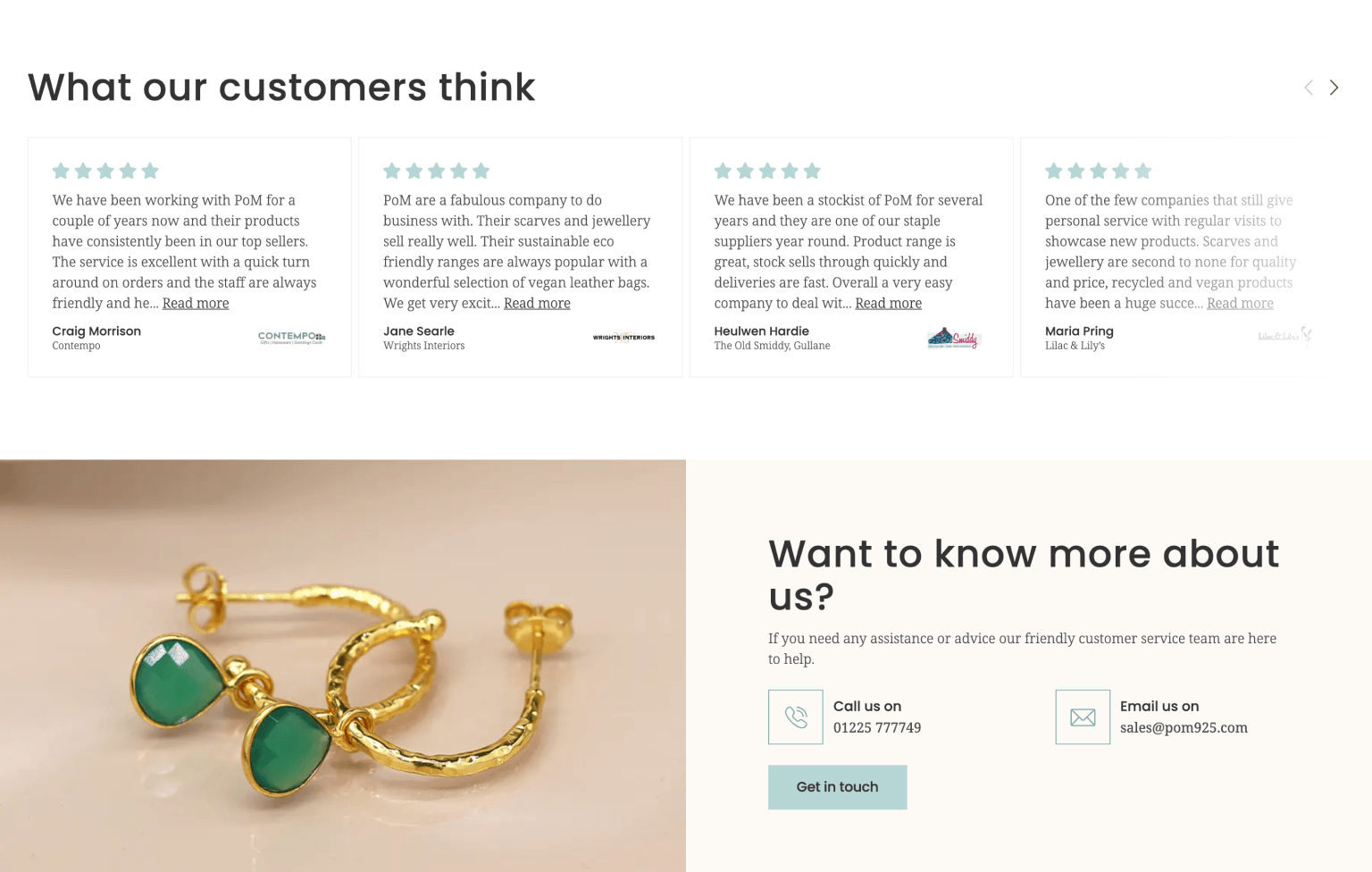 Screenshot of desktop device