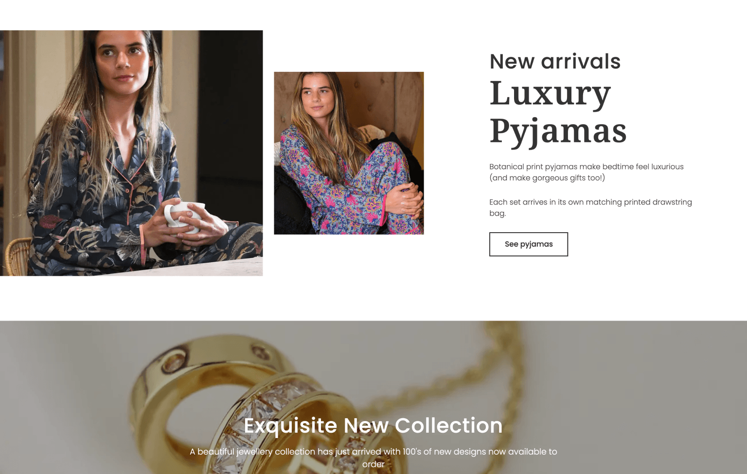 Screenshot of desktop device