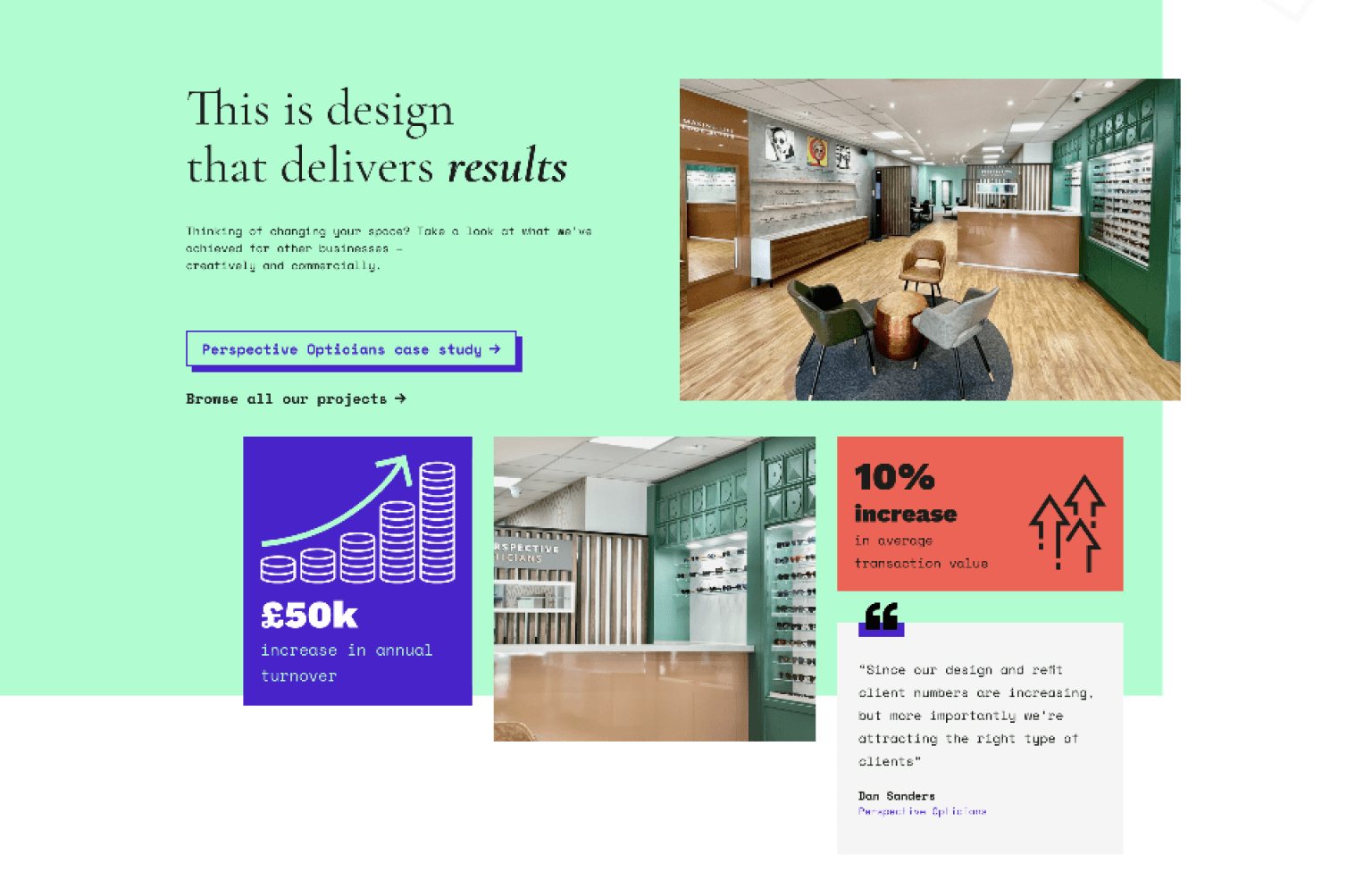 Screenshot of desktop device