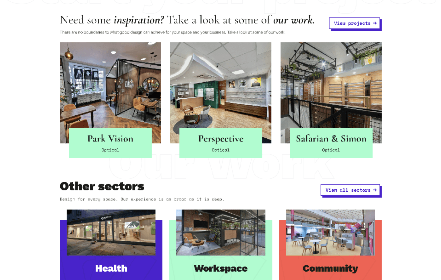 Screenshot of desktop device