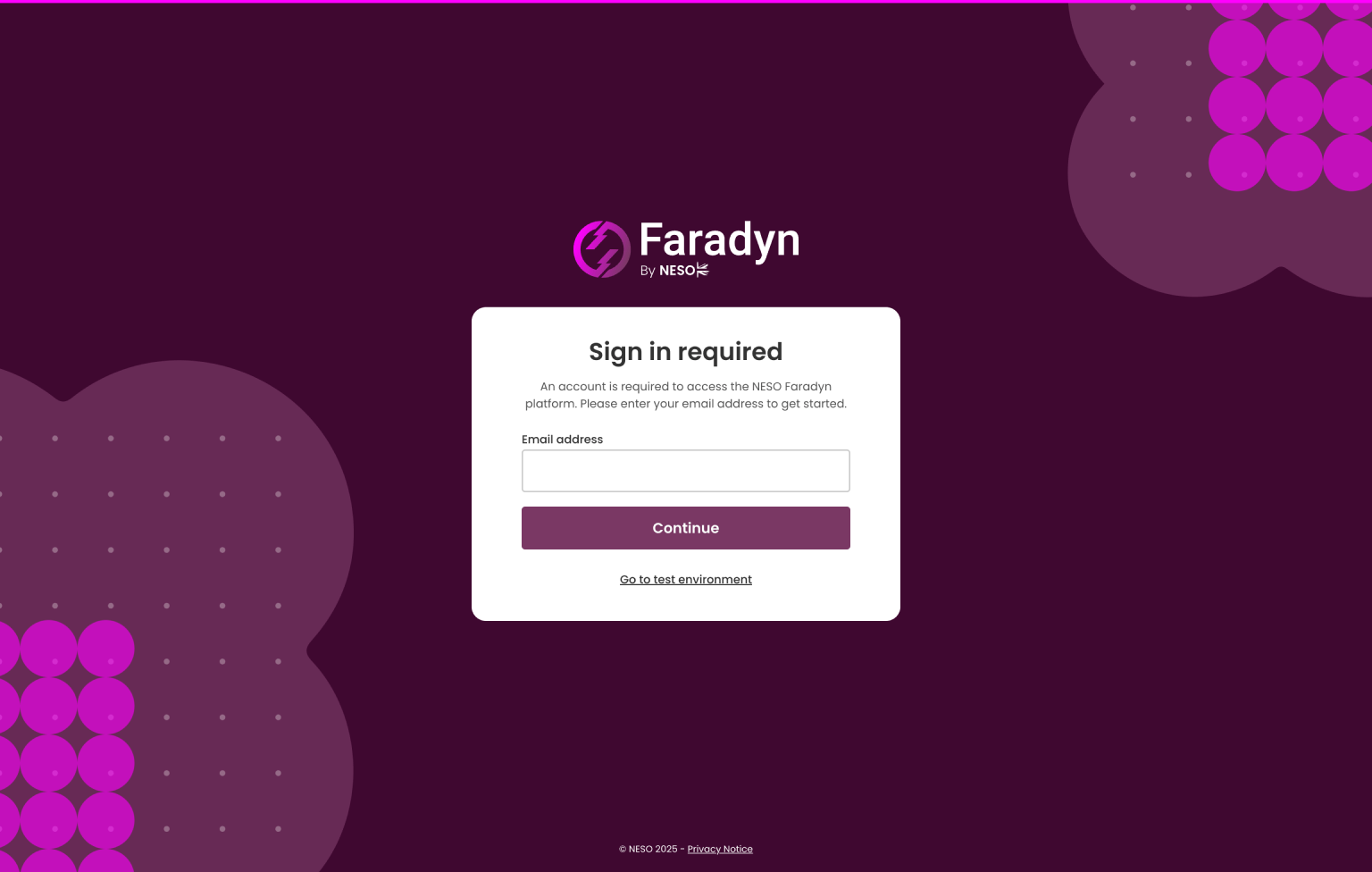 Screenshot of desktop device