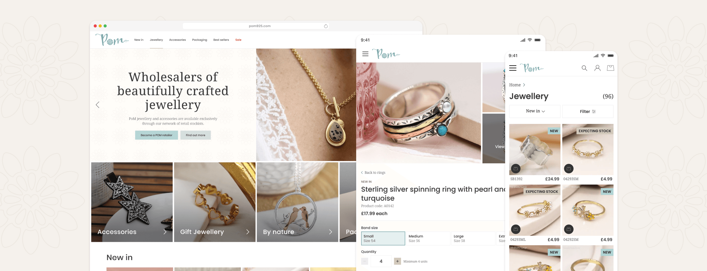 Screenshot of device