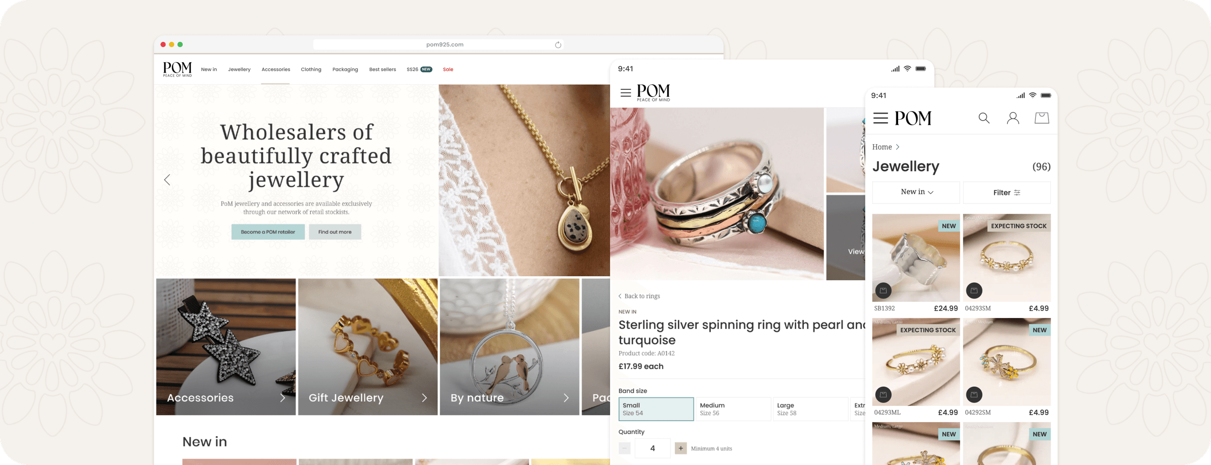 Screenshot of device