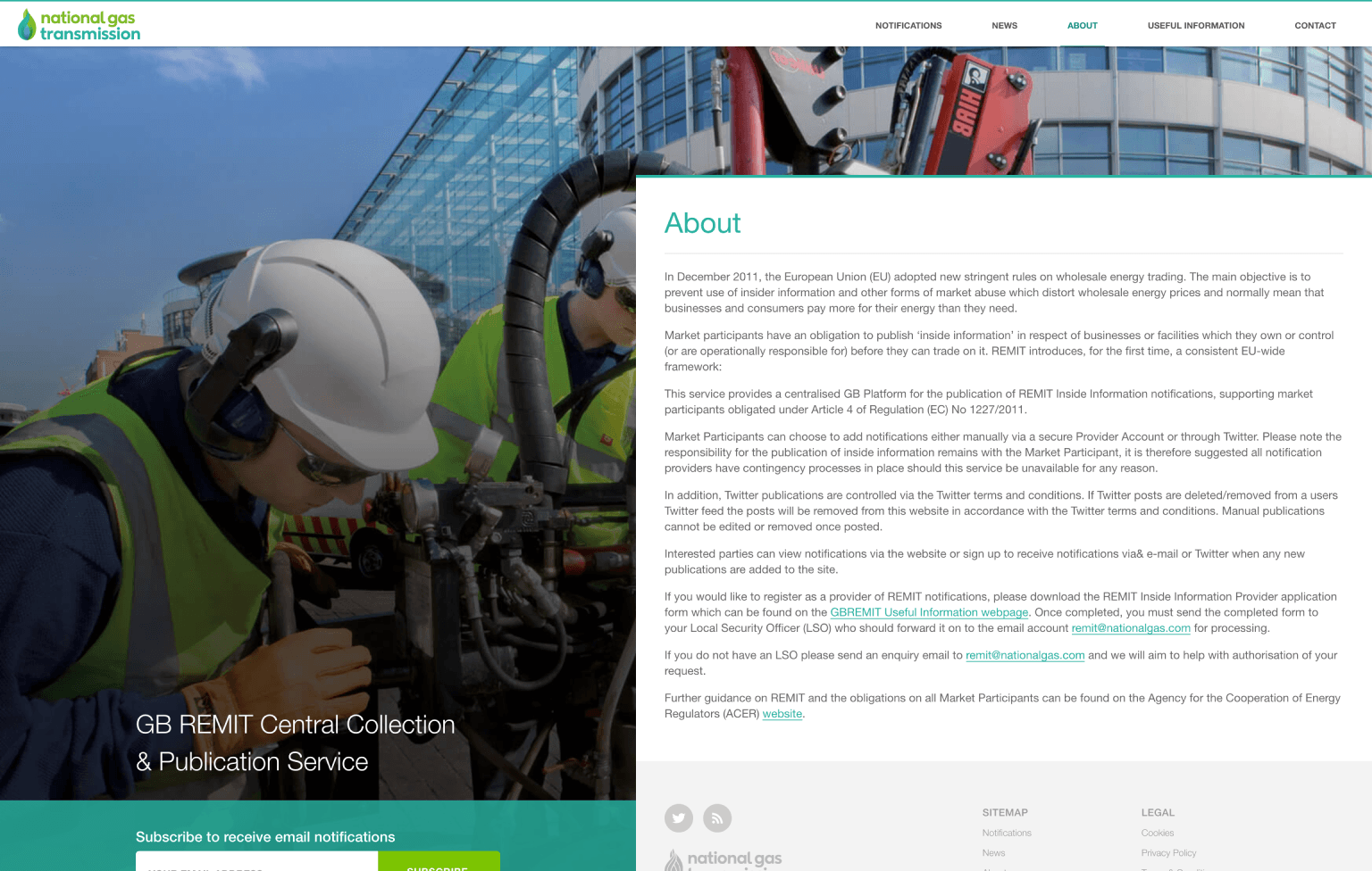 Screenshot of desktop device