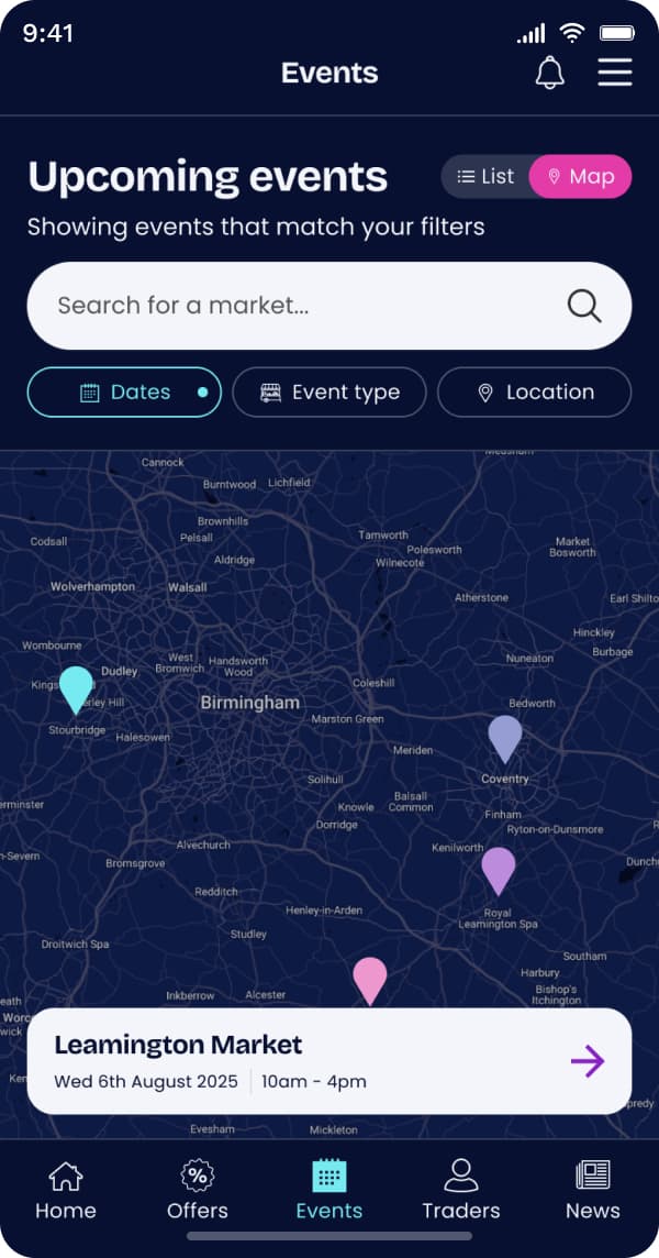 Screenshot of mobile device