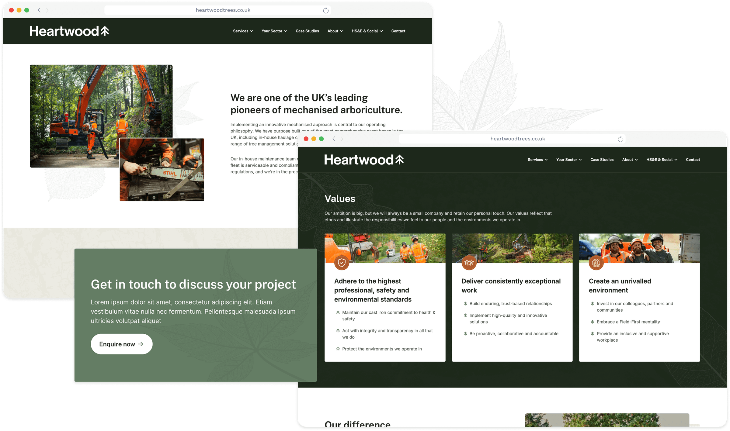 Heartwood Mockup