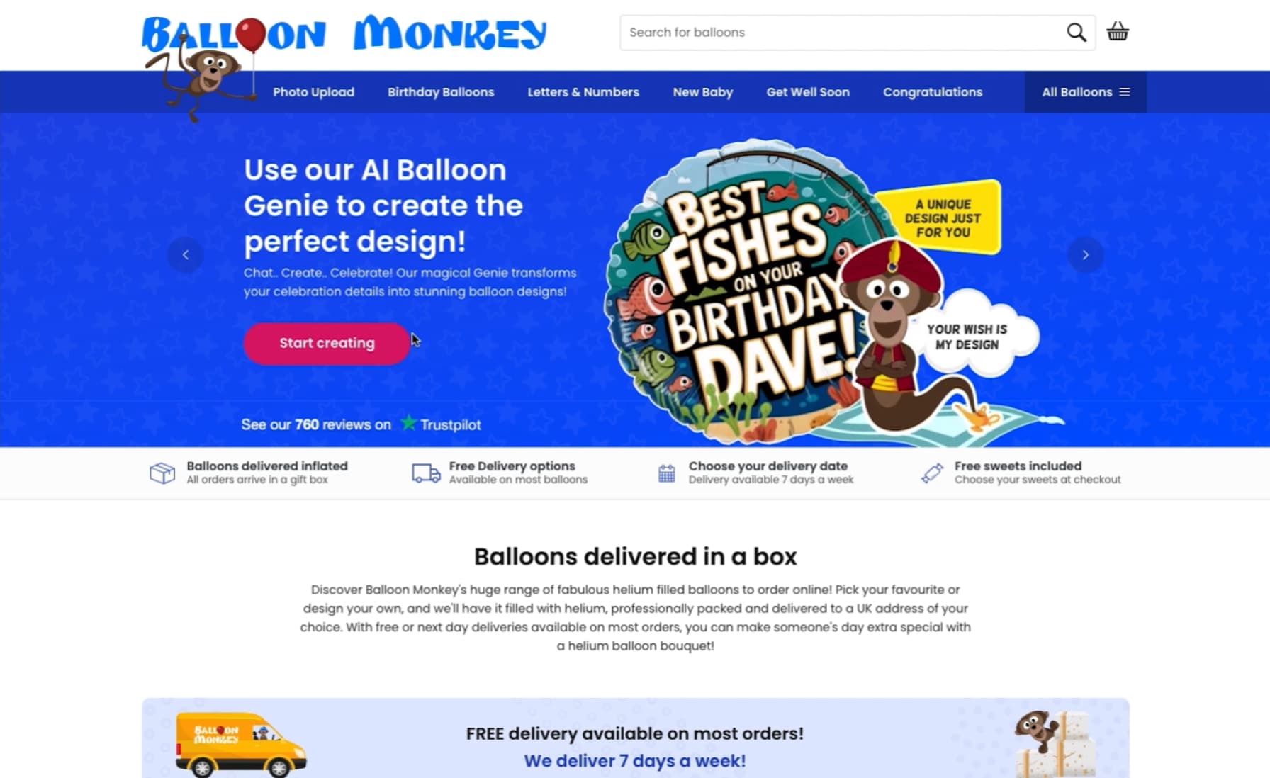 Video of the Balloon Monkey's Balloon Genie