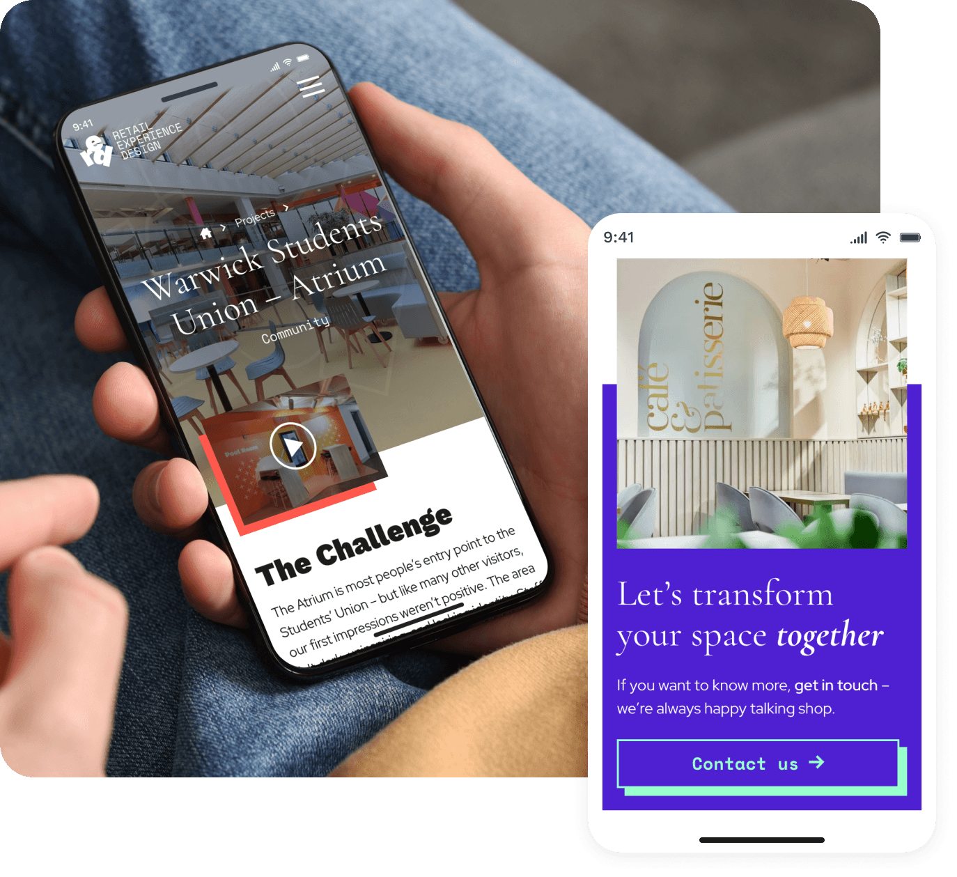 Retail Experience Design Mockup Image