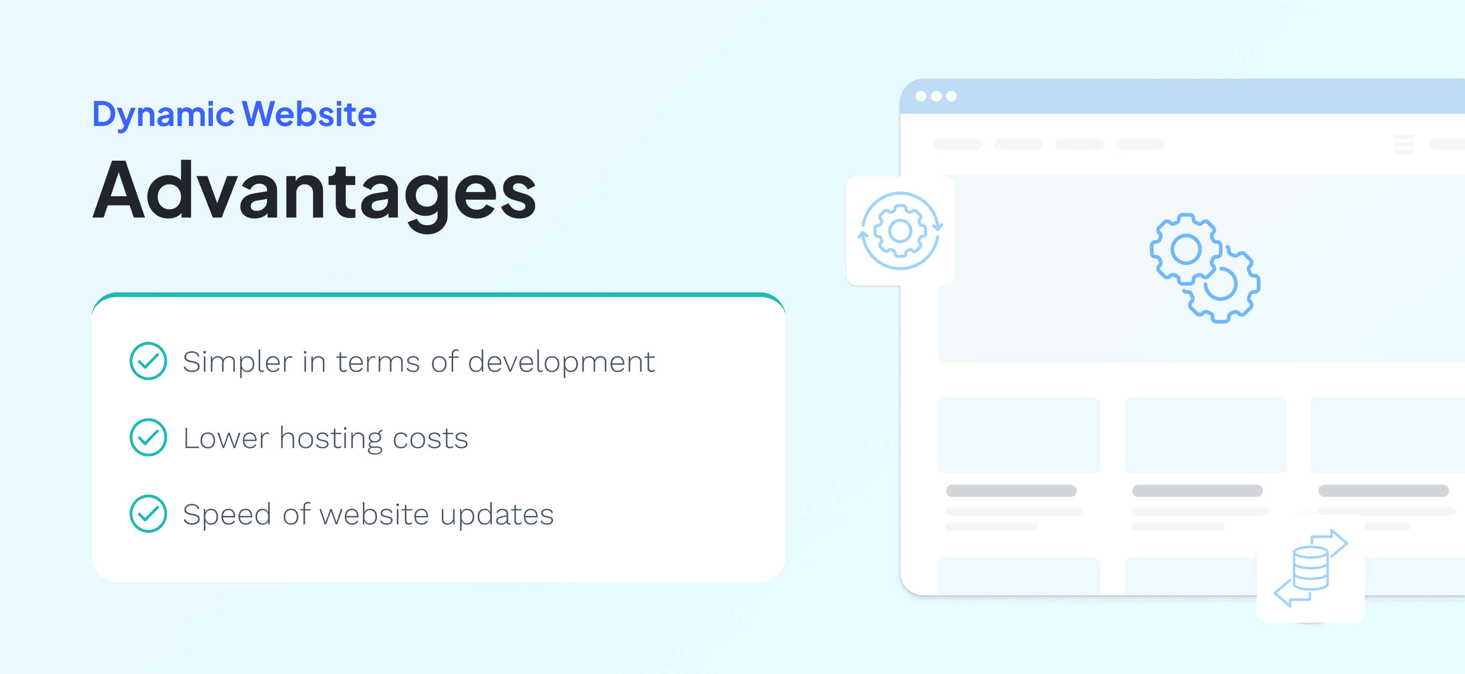 advantages of dynamic