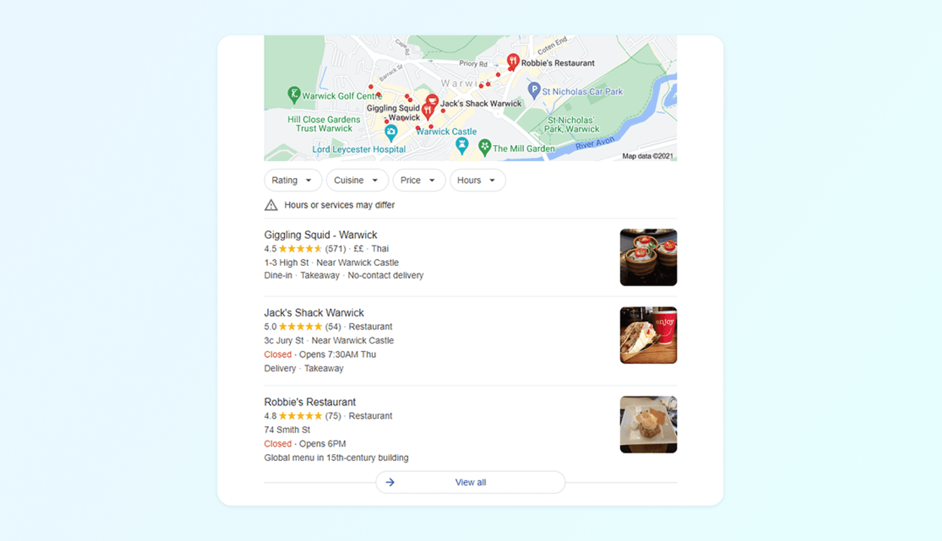 SEO screenshot