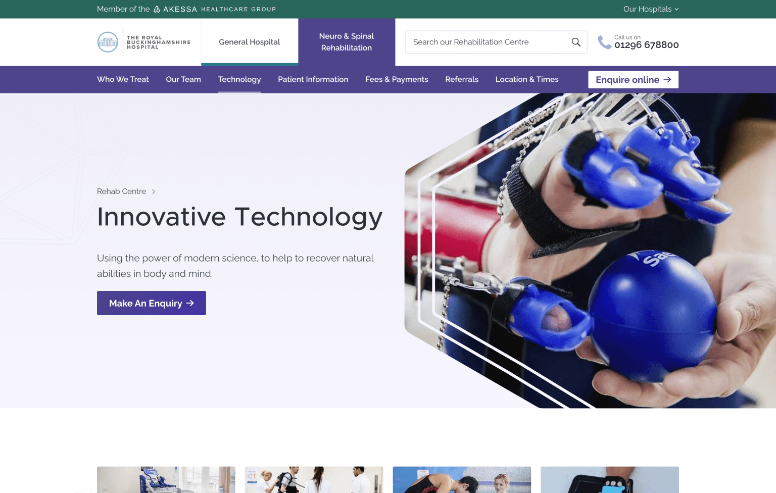 Screenshot of desktop device