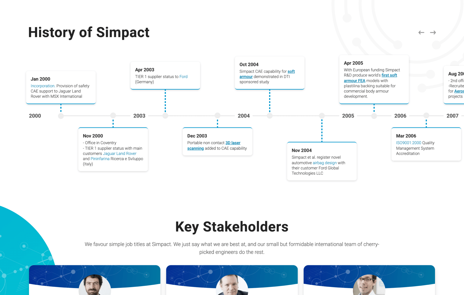 Screenshot of desktop device
