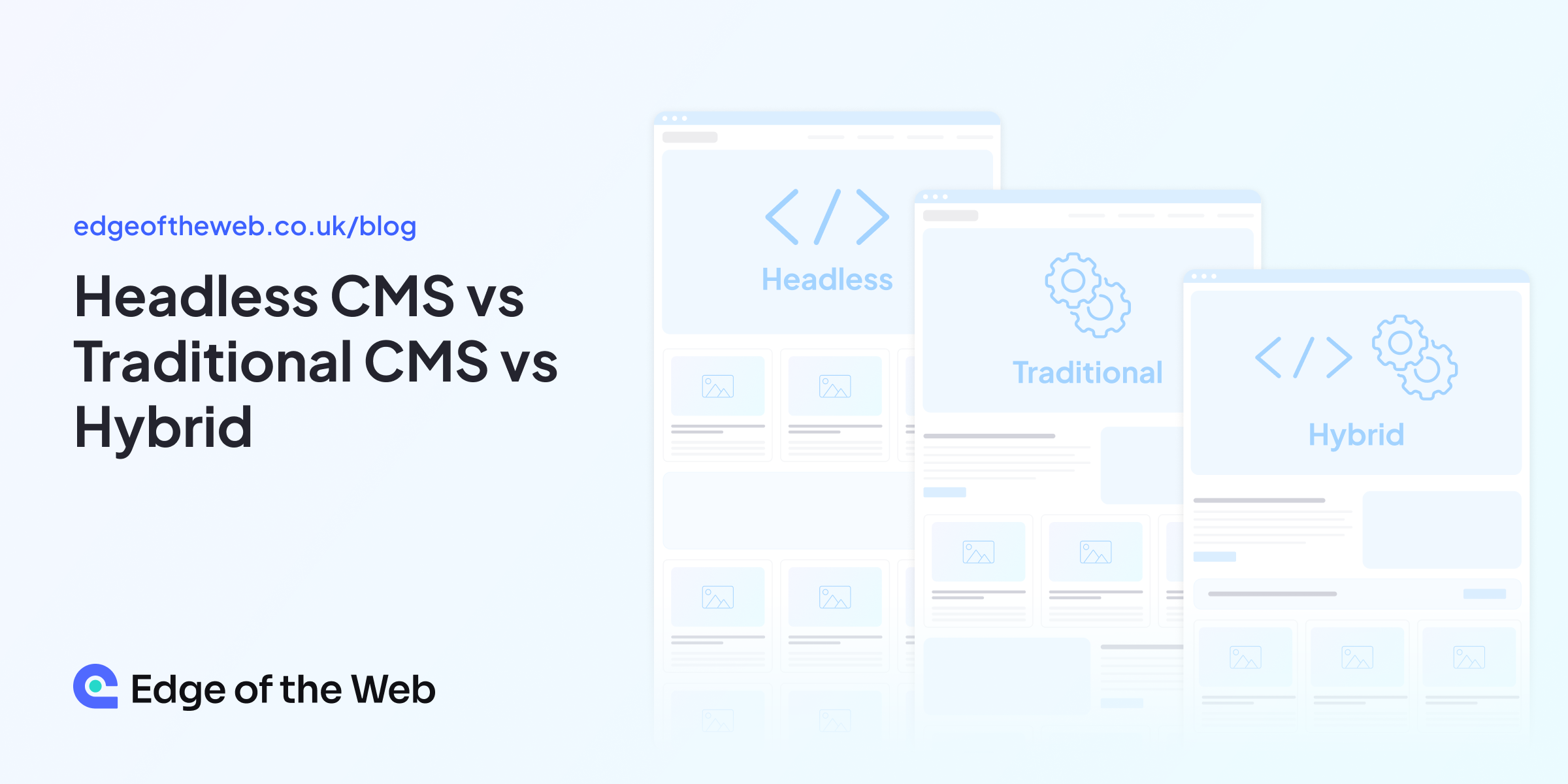 Headless CMS vs Traditional CMS vs Hybrid