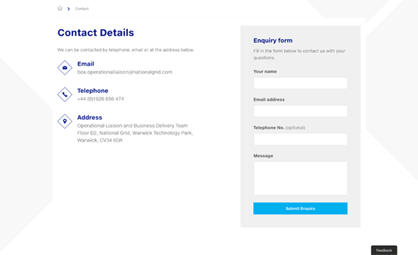 national grid portal login