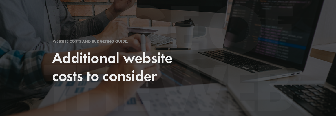 Additional website costs to consider