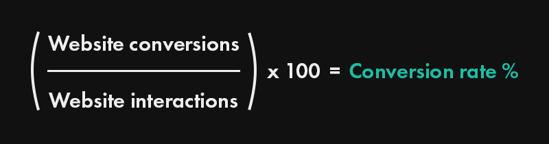 Conversion rate equation