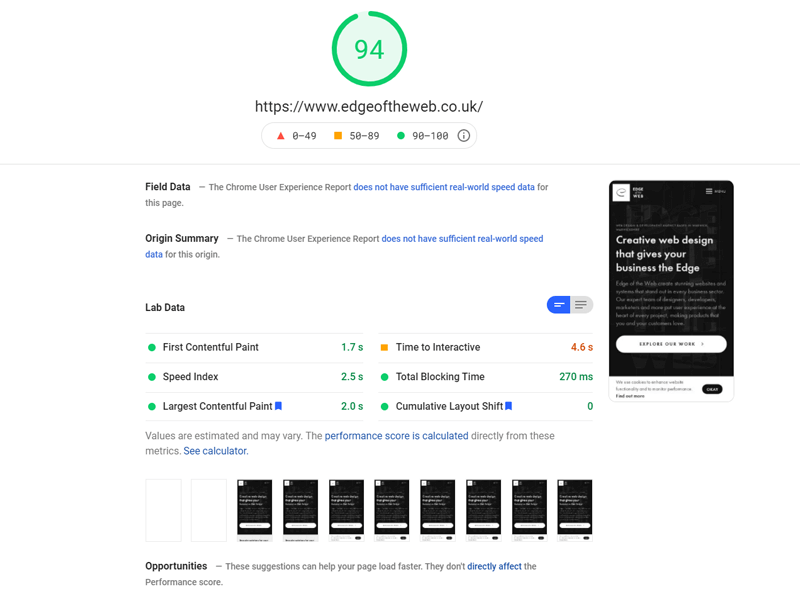 Google PageSpeed Insights