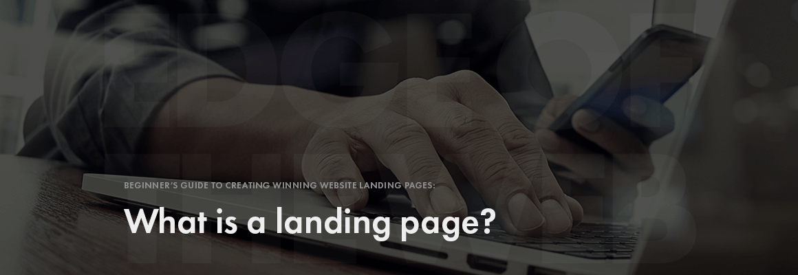 What is a landing page