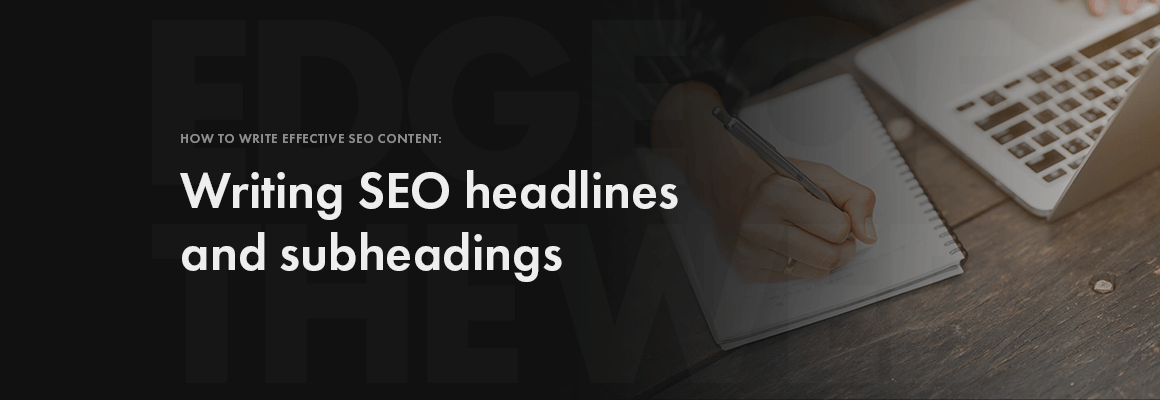 Writing SEO headlines