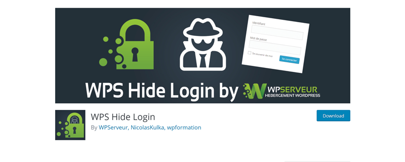 WPS Hide Login Wordpress plugin