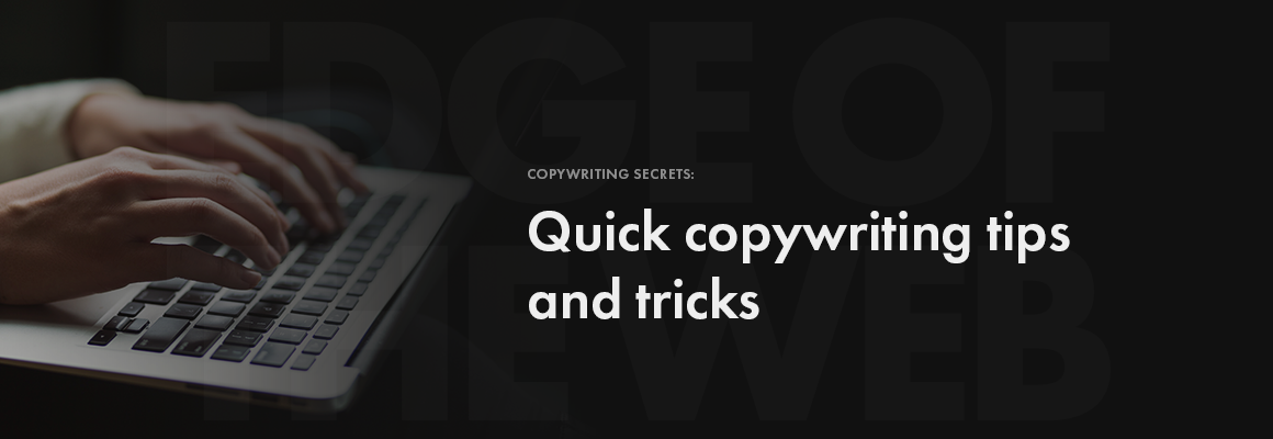 Copywriting tips and tricks