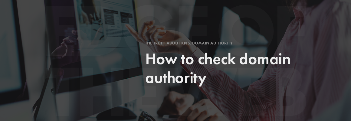 How to check domain authority