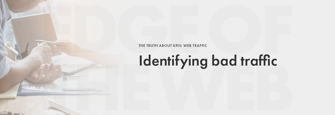 Identifying bad website traffic