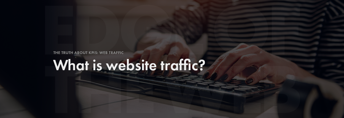 What is website traffic?