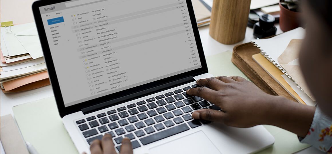 Woman Checking Email