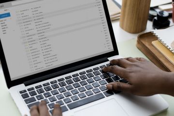 Woman Checking Email