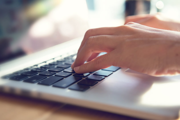 Website maintenance title laptop
